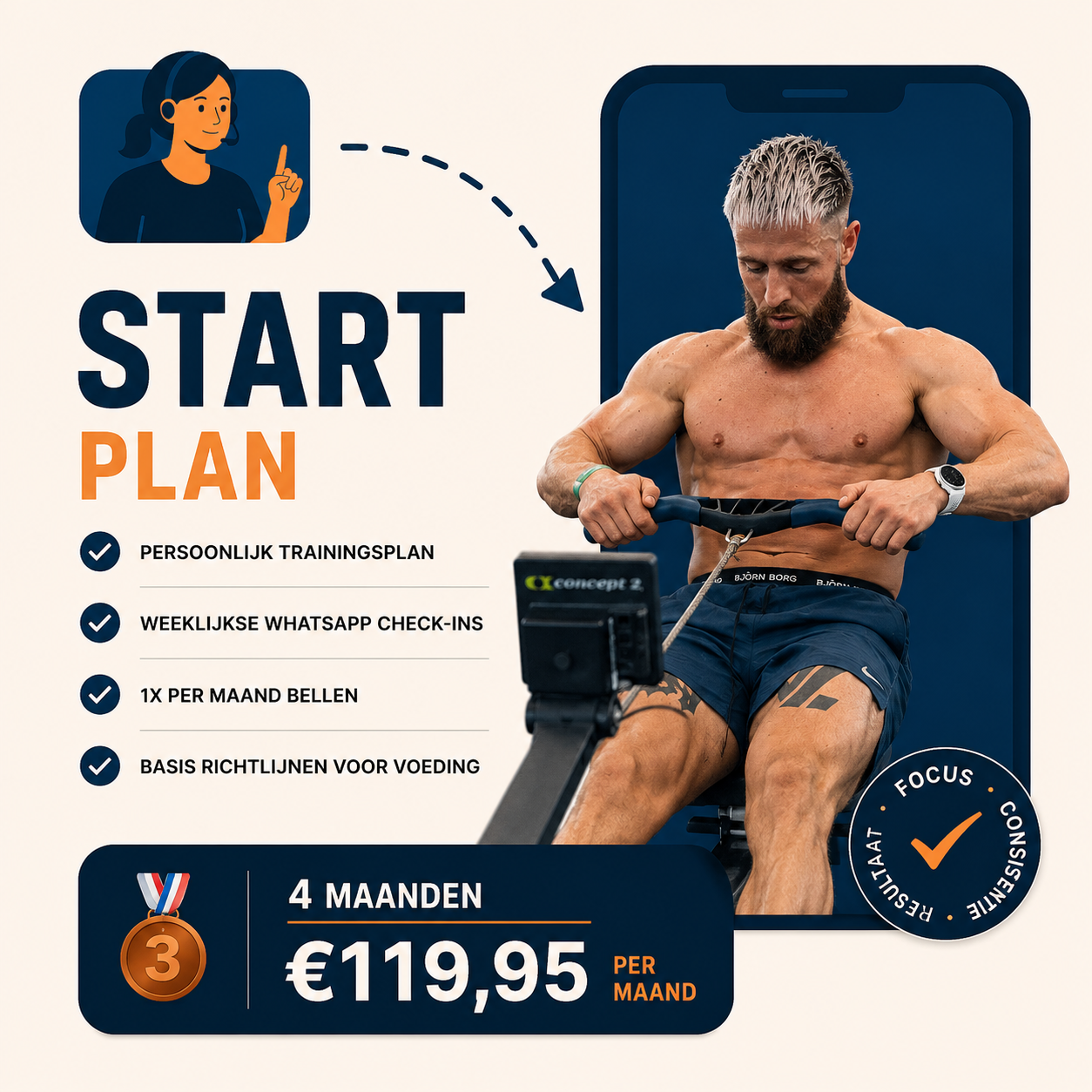 Coaching 🥉 Start Plan (4 maanden)