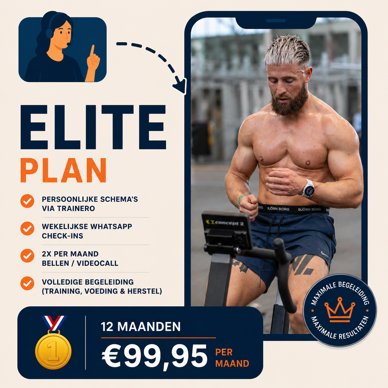 Coaching 🥇 Elite Plan (12 maanden)