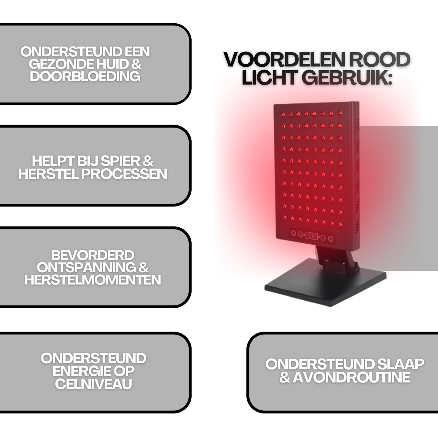 400W Rood Licht Paneel