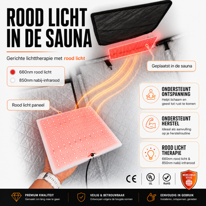 Sauna + Roodlicht